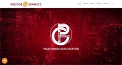 Desktop Screenshot of prestigegraphicz.com